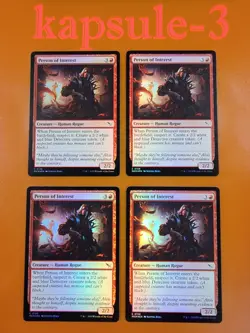 4x Person of Interest | FOIL | Murders at Karlov Manor | MTG Magic Cards - Image 1