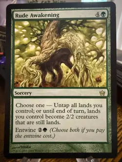 MTG Magic the Gathering Fifth Dawn Rude Awakening - Image 1