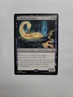 MTG - Enduring Tenacity Duskmourn: House of Horror Regular Rare #0095 - Image 1