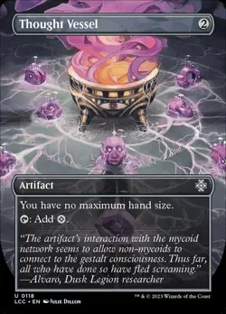 Thought Vessel - Borderless Light Play, English Magic the Gathering MTG Commande - Image 1