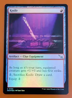 1x Knife | FOIL | Murders at Karlov Manor | MTG Magic Cards - Image 1