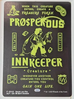 Prosperous Innkeeper - Secret Lair Play - Magic the Gathering MTG Nice! - Image 1