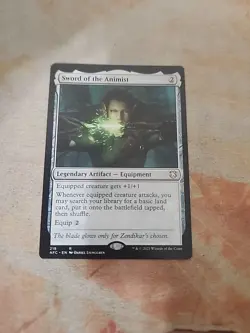 Sword Of The Animist Commander Adventures In The Forgotten Realm MTG LP - Image 1