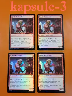 4x Goblin Maskmaker | FOIL | Murders at Karlov Manor | MTG Magic Cards - Image 1