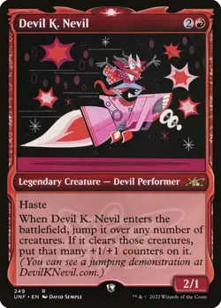 1x Devil K. Nevil SHOWCASE - NM - Unfinity - SPARROW MAGIC mtg - Image 1