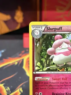 EXCLUSIVE Slurpuff 95/146 LP - Non Holo Variant XY Base Pokemon Card - Image 2