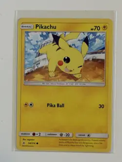 Pokemon : SM UNBROKEN BONDS PIKACHU 54/214 COMMON - Image 1