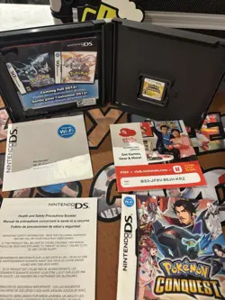 Pokemon Conquest (Nintendo DS, 2012) With Original Case & Game Manual - Image 4