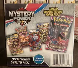 Pokemon SEALED Mystery Power Box Chase Pack Seeded 1:10 (5 Booster Packs) NEW - Image 2