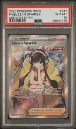 PSA 10 Waifu Set - 6 Beautiful Full Art Pokemon Trainer Cards - Image 2