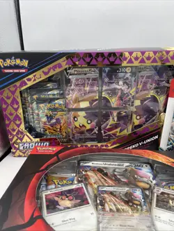 Pokemon Playmat Collection Morpeko V-Union NEW Bundle Lot Ursaluna EX Box More 820650851810 - Image 2