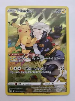 Pokemon PIKACHU Swsh11: Lost Origin Trainer Gallery Holo TG05/TG30 - Image 1