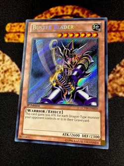 🔥YUGIOH • BUSTER BLADER • SECRET RARE • LCYW-EN020 • 1st EDITION • VLP🔥 - Image 3