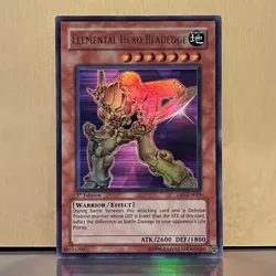 YuGiOh • Elemental Hero Bladedge • YSD-EN019 • 1st Edition Holo Ultra Rare • LP - Image 1