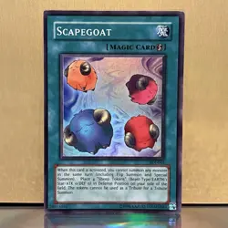 YuGiOh • Scapegoat • SDJ-041 • Unlimited Holo Super Rare • MP - Image 1