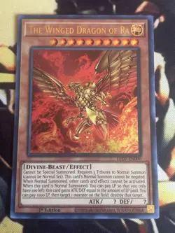 Yugioh: The Winged Dragon OF Ra - LED7-EN000 - Ultra Rare - 1st Edition - NM - Image 1