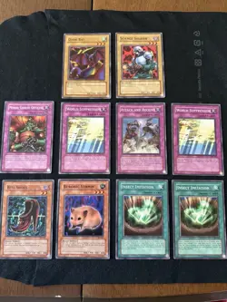1996 YuGiOh Pharaoh's Servant PSV - 10 Card Lot - Image 1