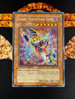 YUGIOH • DARK MAGICIAN GIRL • SECRET RARE • CT2-EN004 • LIMITED EDITION • VLP - Image 1
