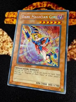 YUGIOH • DARK MAGICIAN GIRL • SECRET RARE • CT2-EN004 • LIMITED EDITION • VLP - Image 3