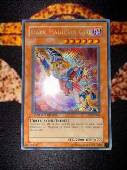 YUGIOH • DARK MAGICIAN GIRL • SECRET RARE • CT2-EN004 • LIMITED EDITION • VLP - Image 5