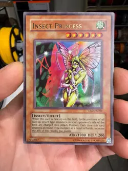 Yugioh! LP Insect Princess - DR2-EN081 - Ultra Rare - Unlimited Edition Lightly - Image 1