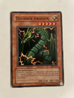 Yugioh Thunder Dragon MRD-097 Metal Raiders Unlimited Edition - HP - Image 1