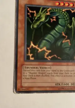 Yugioh Thunder Dragon MRD-097 Metal Raiders Unlimited Edition - HP - Image 3