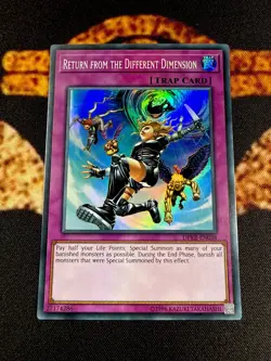 🔥YUGIOH • RETURN FROM THE DIFFERENT DIMENSION • SUPER RARE • UNLIMITED • NM🔥 - Image 2