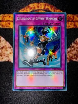🔥YUGIOH • RETURN FROM THE DIFFERENT DIMENSION • SUPER RARE • UNLIMITED • NM🔥 - Image 5