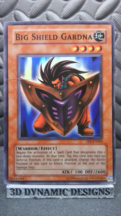 | Yugioh Big Shield Gardna TP5-EN002 Super Rare Tournament Pack 5 HP 🔥 | - Image 1