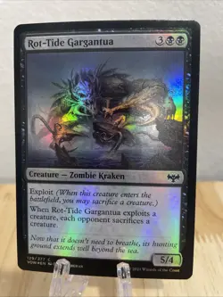 MTG Rot-Tide Gargantua FOIL #129/277 Innistrad: Crimson Vow Common NM/M - Image 1