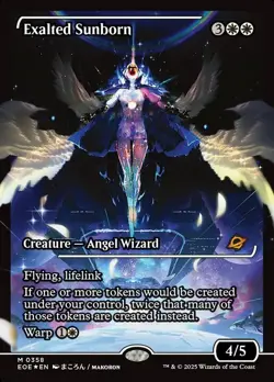 Exalted Sunborn- Edge of Eternities Japanese Showcase Foil MTG-NM - Image 1