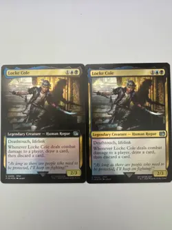 Locke Cole (Extended Art FOIL) #499 & #234 Final Fantasy MTG English NM - Image 1