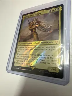 Magic the Gathering Final Fantasy Foil: Celes, Rune Knight 0220 Surge Foil - Image 2