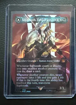 Sephiroth, Fabled SOLDIER (Borderless) (Surge Foil) Final Fantasy Foil - Image 1