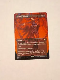 Deadly Rollick (Borderless) Commander Masters Regular - Image 1