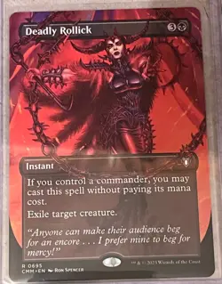 Deadly Rollick (Borderless) Commander Masters Regular - Image 1