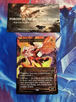 Dragon's Rage Channeler Raised Foil Everything is on Fire Secret Lair - Image 1