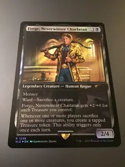 MTG Secret Lair x Dungeons & Dragons #1239 Forge, Neverwinter Charlatan Foil - Image 1