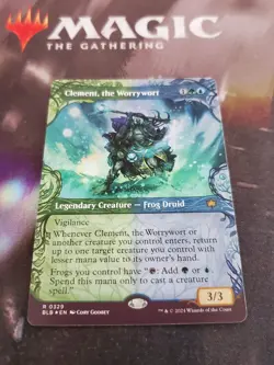 Mtg. Clement, the Worrywort. Foil Showcase. Bloomburrow. Nm - Image 1