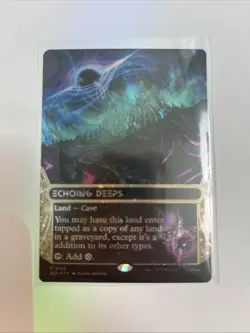 Echoing Deeps (0013) (Borderless) Edge of Eternities: Stellar Sights Galaxy Foil - Image 1