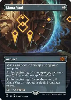 Mana Vault Borderless NON FOIL Double Masters 2022 Magic The Gathering MTG - Image 1