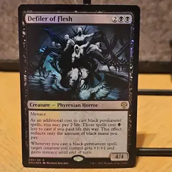 MTG Defiler of Flesh Dominaria United Set Foil Rare #90 NM Fresh Pull No Play - Image 1