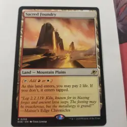 Sacred Foundry Edge of Eternities Regular Magic The Gathering - Image 1