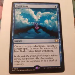 Swan Song Commander: Edge of Eternities Regular Magic The Gathering - Image 1