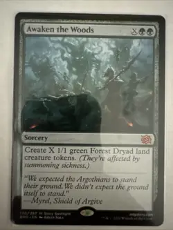 Awaken The Woods The Brothers' War Regular Edition MTG Near Mint - Image 1