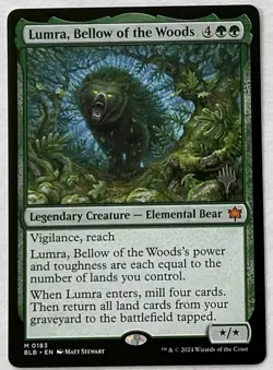 Lumra, Bellow of the Woods (Prerelease Promo Pack) Magic Gathering Bloomburrow - Image 1