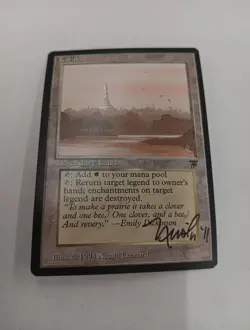 Karakas ARTIST PROOF Legends Signed By Nicola Leonard Magic Mtg - Image 1