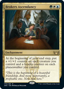 1x Brokers Ascendancy - Streets of New Capenna - Near Mint, English - MTG! - Image 1