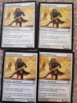 MTG 4 x Leonin Battlemage - Darksteel - NM - Image 1